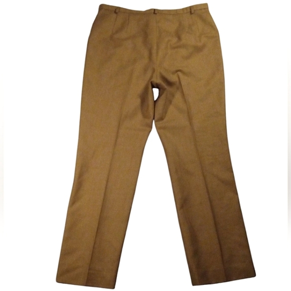 Pendleton Camel Virgin Wool Dress Slacks Pockets Career Office Size 14 - Picture 5 of 11